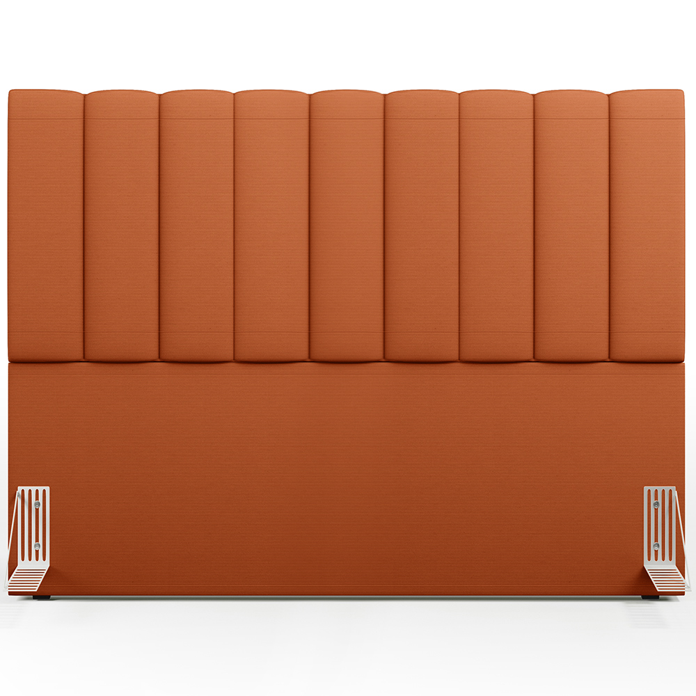 Cabeceira Cama Box Casal Queen 160 cm Dália W01 Tecido Terracota - Lyam Decor