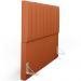 Cabeceira Cama Box Casal Queen 160 cm Dália W01 Tecido Terracota - Lyam Decor