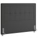 Cabeceira Cama Box Casal Queen 160 cm P05 Atenas Linho Cinza Escuro - Lyam Decor
