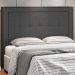 Cabeceira Cama Box Casal Queen 160 cm P05 Atenas Linho Cinza Escuro - Lyam Decor