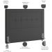 Cabeceira Cama Box Casal Queen 160 cm P05 Atenas Linho Cinza Escuro - Lyam Decor