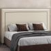 Cabeceira Cama Box Casal Queen 160 cm P05 Berlim Facto Dunas Pérola - Lyam Decor