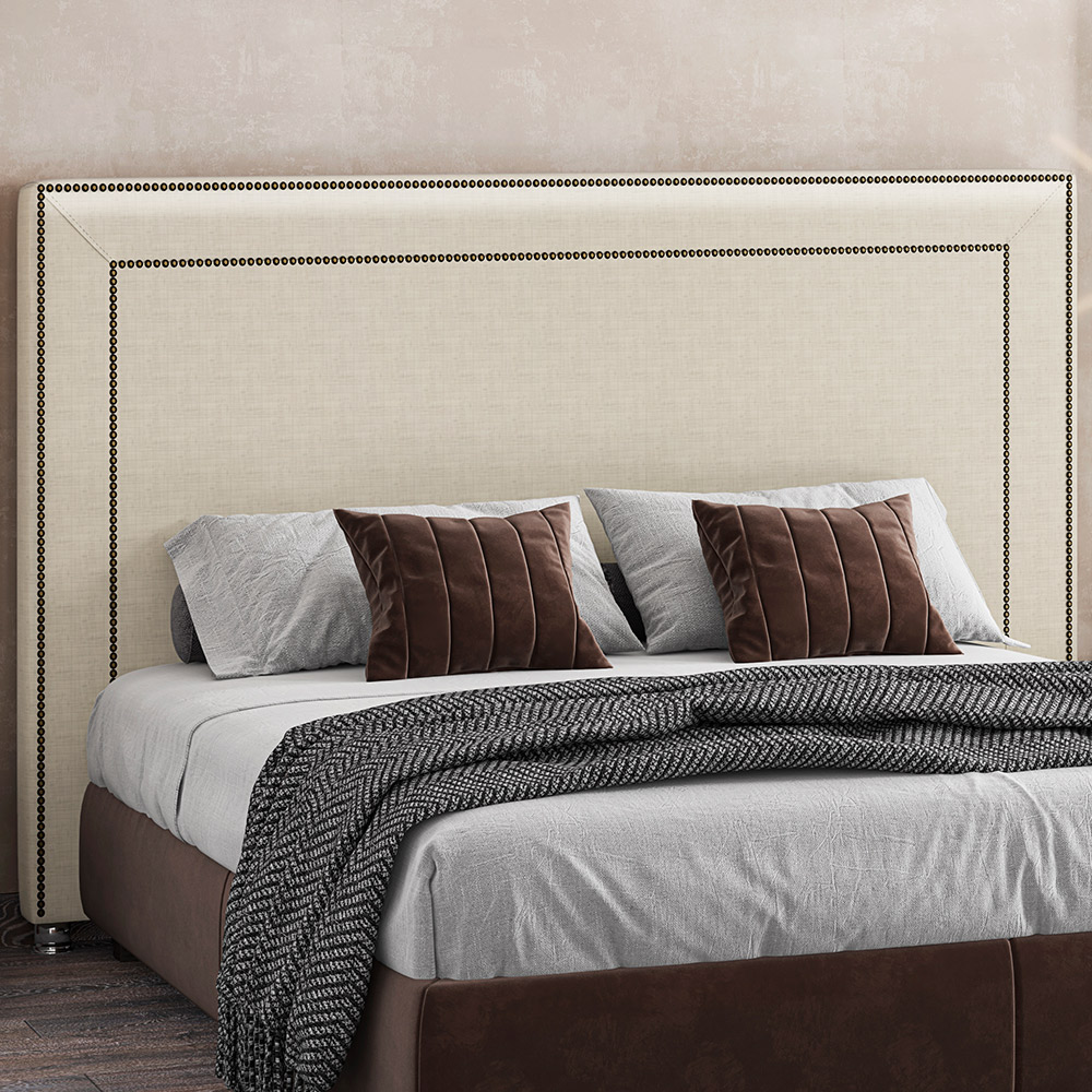 Cabeceira Cama Box Casal Queen 160 cm P05 Berlim Facto Dunas Pérola - Lyam Decor