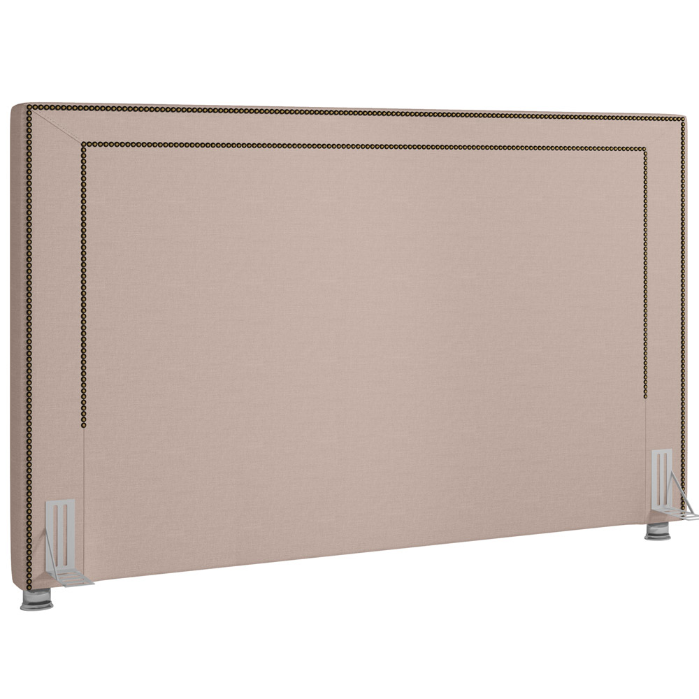 Cabeceira Cama Box Casal Queen 160 cm P05 Berlim Linho Bege - Lyam Decor
