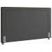 Cabeceira Cama Box Casal Queen 160 cm P05 Berlim Linho Cinza Escuro - Lyam Decor