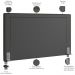 Cabeceira Cama Box Casal Queen 160 cm P05 Berlim Linho Cinza Escuro - Lyam Decor