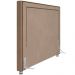 Cabeceira Cama Box Casal Queen 160 cm P05 Berlim Veludo Bege - Lyam Decor