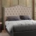 Cabeceira Cama Box Casal Queen 160 cm P05 Grécia Linho Bege - Lyam Decor