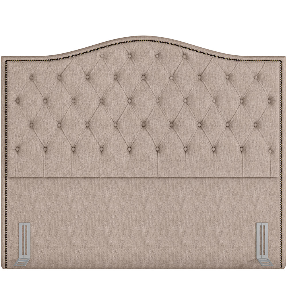 Cabeceira Cama Box Casal Queen 160 cm P05 Grécia Linho Bege - Lyam Decor