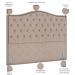 Cabeceira Cama Box Casal Queen 160 cm P05 Grécia Linho Bege - Lyam Decor