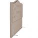 Cabeceira Cama Box Casal Queen 160 cm P05 Grécia Linho Bege - Lyam Decor