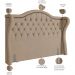 Cabeceira Cama Box Casal Queen 160 cm P05 Lisboa Veludo Bege - Lyam Decor