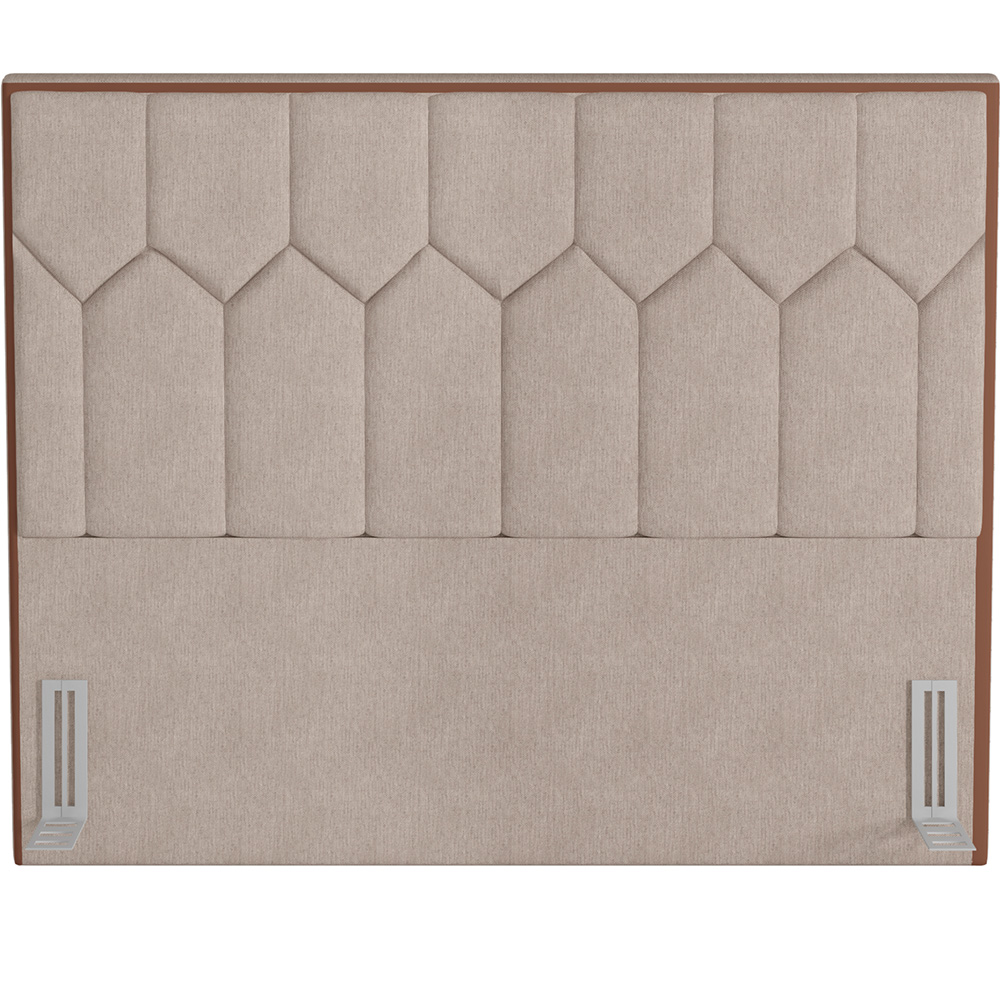 Cabeceira Cama Box Casal Queen 160 cm P05 Londres Linho Bege - Lyam Decor
