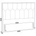 Cabeceira Cama Box Casal Queen 160 cm P05 Londres Linho Bege Claro - Lyam Decor