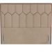 Cabeceira Cama Box Casal Queen 160 cm P05 Londres Veludo Bege - Lyam Decor