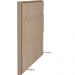 Cabeceira Cama Box Casal Queen 160 cm P05 Londres Veludo Bege - Lyam Decor