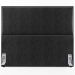 Cabeceira Cama Box Casal Queen Com Tachas 160 Cm Vicenza L02 Linho Chumbo - Lyam Decor