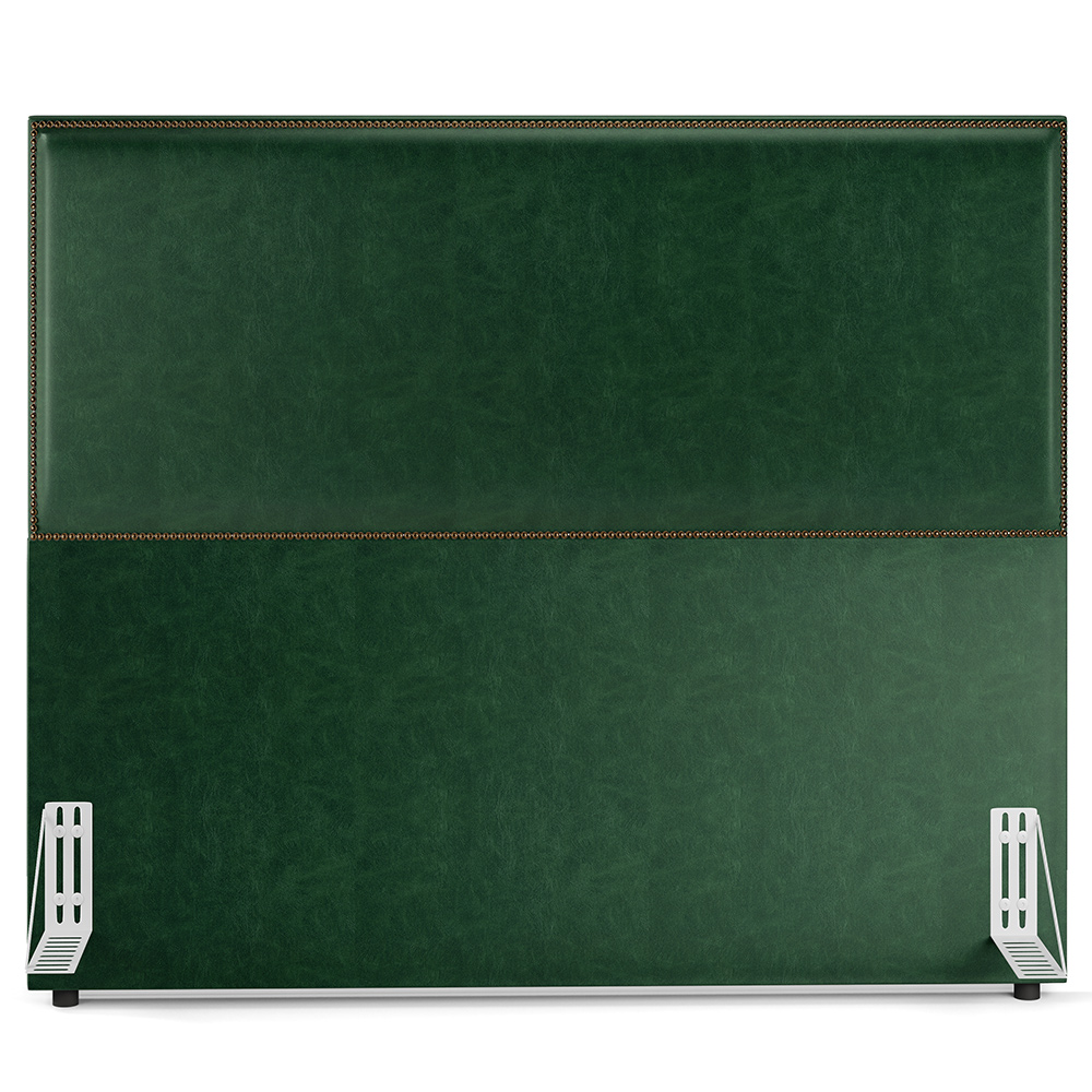 Cabeceira Cama Box Casal Queen Com Tachas 160 cm Vicenza L02 Facto Verde Musgo - Lyam Decor