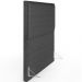 Cabeceira Cama Box Casal Queen Com Tachas 160 cm Vicenza L02 Linho Cinza Escuro - Lyam Decor