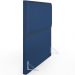 Cabeceira Cama Box Casal Queen Com Tachas 160 cm Vicenza L02 Suede Azul Marinho - Lyam Decor