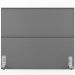 Cabeceira Cama Box Casal Queen Com Tachas 160 cm Vicenza L02 Suede Cinza - Lyam Decor