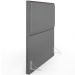 Cabeceira Cama Box Casal Queen Com Tachas 160 cm Vicenza L02 Suede Cinza - Lyam Decor