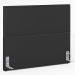 Cabeceira Cama Box Casal Queen Com Tachas 160 cm Vicenza L02 Suede Preto - Lyam Decor
