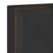 Cabeceira Cama Box Casal Queen Com Tachas 160 cm Vicenza L02 Suede Preto - Lyam Decor