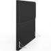 Cabeceira Cama Box Casal Queen Com Tachas 160 cm Vicenza L02 Suede Preto - Lyam Decor