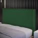 Cabeceira Cama Box Casal Queen Com Tachas 160 cm Vicenza L02 Suede Verde Musgo - Lyam Decor