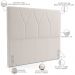 Cabeceira Cama Box Casal Quenn 160 cm Aurora W01 Bouclê Creme - Lyam Decor
