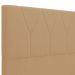 Cabeceira Cama Box Casal Quenn 160 cm Aurora W01 Bouclê Mostarda - Lyam Decor