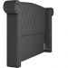 Cabeceira Cama Box Casal com Tachas 140 cm Sofia P05 Linho Cinza Escuro - Lyam Decor