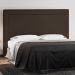 Cabeceira Cama Box King 195 cm P05 Berlim Veludo Marrom - Lyam Decor
