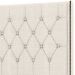 Cabeceira Cama Box King 195cm Estofada Frizza P05 Linho Creme - Lyam Decor