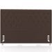 Cabeceira Cama Box King 195cm Estofada Frizza P05 Veludo Marrom - Lyam Decor
