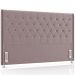 Cabeceira Cama Box King 195cm Estofada Frizza P05 Veludo Rosê - Lyam Decor