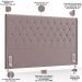 Cabeceira Cama Box King 195cm Estofada Frizza P05 Veludo Rosê - Lyam Decor