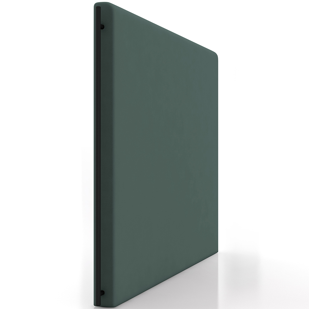 Cabeceira Cama Box King 195cm Estofada Goya P05 Veludo Verde Musgo - Lyam Decor