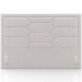 Cabeceira Cama Box King 195cm Estofada Nora P05 Veludo Cinza - Lyam Decor