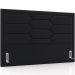 Cabeceira Cama Box King 195cm Estofada Nora P05 Veludo Preto - Lyam Decor