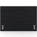 Cabeceira Cama Box King 195cm Estofada Nora P05 Veludo Preto - Lyam Decor