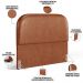 Cabeceira Cama Box King 195cm Orgânica Lanna W01 Couríssimo Camel - Lyam Decor