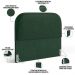 Cabeceira Cama Box King 195cm Orgânica Lanna W01 Couríssimo Verde - Lyam Decor