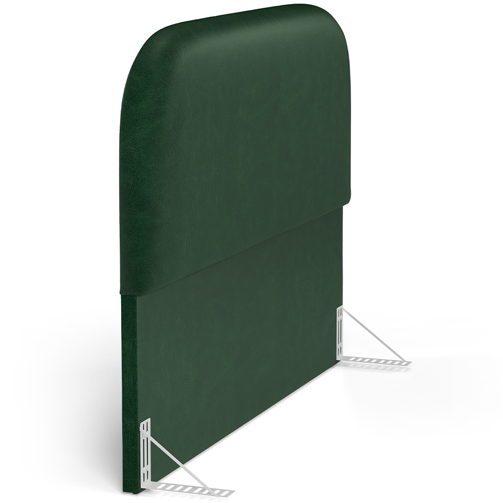 Cabeceira Cama Box King 195cm Orgânica Lanna W01 Couríssimo Verde - Lyam Decor