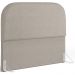 Cabeceira Cama Box King 195cm Orgânica Lanna W01 Linho Bege - Lyam Decor