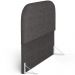 Cabeceira Cama Box King 195cm Orgânica Lanna W01 Linho Cinza Escuro - Lyam Decor