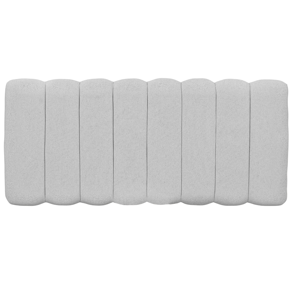 Cabeceira Cama Box Painel Casal 140 cm Dubai W01 Linho Cinza - Lyam Decor