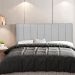 Cabeceira Cama Box Painel Casal 140 cm Dubai W01 Linho Cinza - Lyam Decor