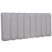Cabeceira Cama Box Painel Casal 140 cm Dubai W01 Linho Cinza Escuro - Lyam Decor